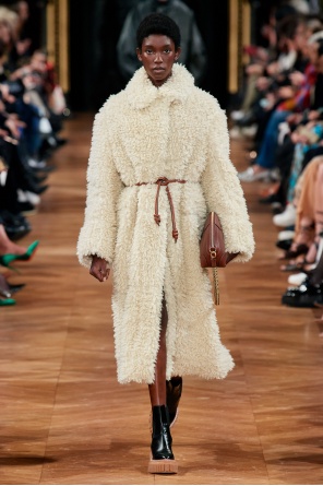 Stella mccartney faux fur coat on sale